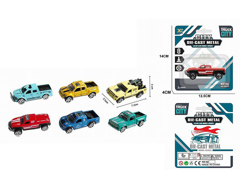 1:64 Die Cast Car Free Wheel(6S) toys