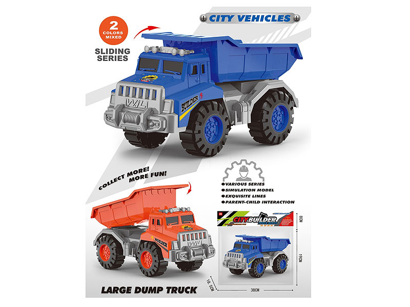 Free Wheel Construction Truck toys