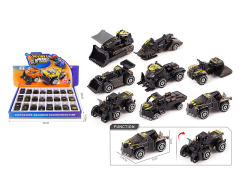 1:64 Die Cast Car Free Wheel(24in1) toys