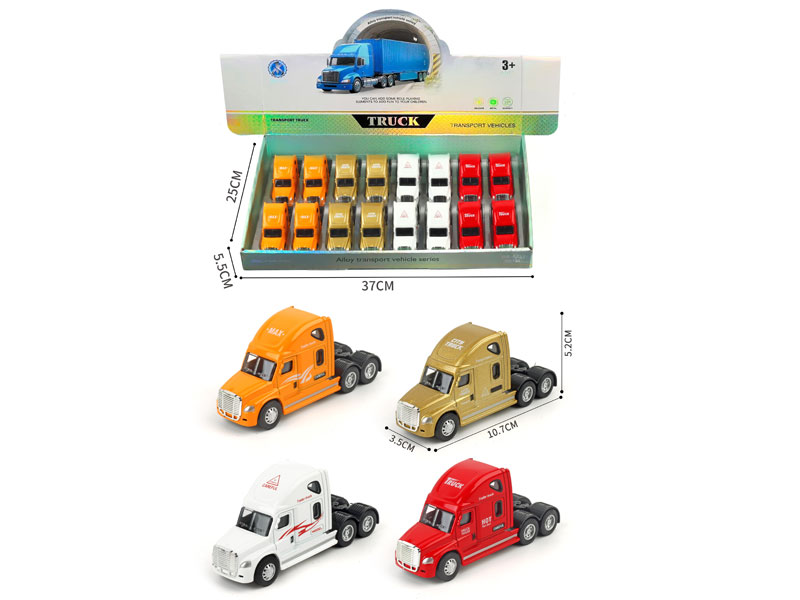 Die Cast Truck Free Wheel(16in1) toys