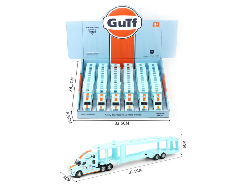 Die Cast Truck Free Wheel(6in1) toys