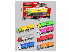 1:64 Die Cast Container Truck Free Wheel(7C) toys