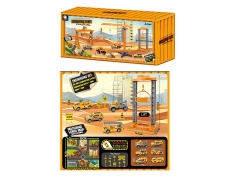 Die Cast Construction Truck Set Free Wheel(6in1) toys