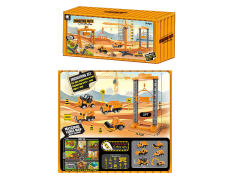 Die Cast Construction Truck Set Free Wheel(6in1) toys