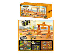Die Cast Construction Truck Set Free Wheel(6in1) toys