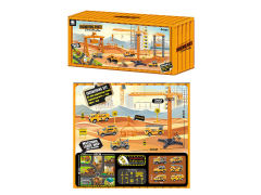 Die Cast Construction Truck Set Free Wheel(6in1) toys