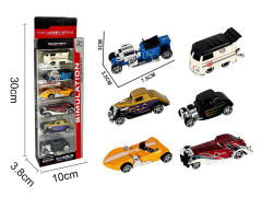 Die Cast Car Free Wheel(6in1) toys