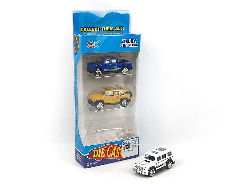 1:65 Die Cast Cross-country Car Free Wheel(3in1) toys