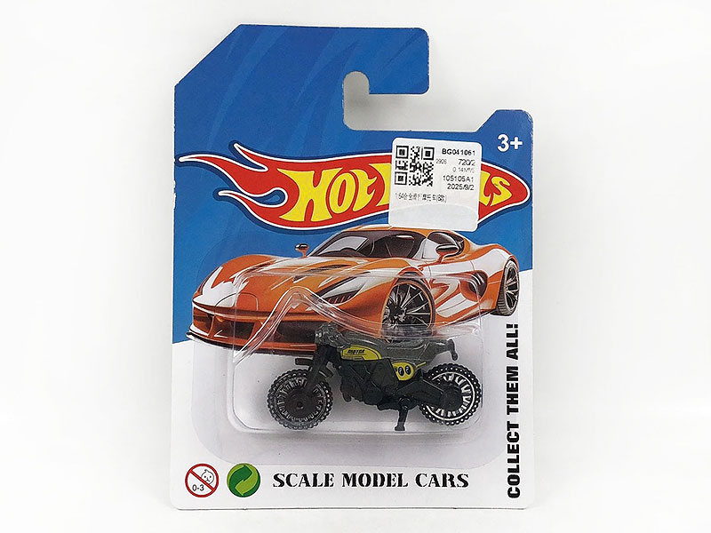 1:64 Die Cast Motorcycle Free Wheel(8S) toys