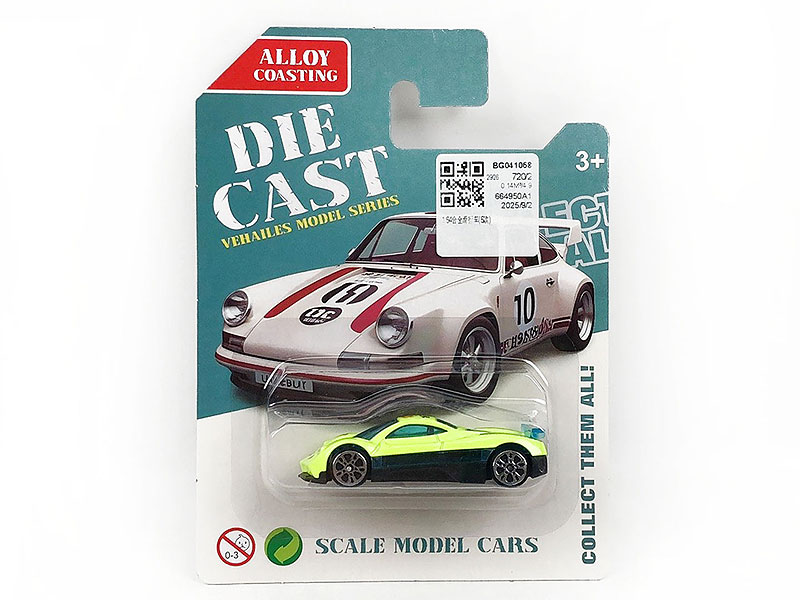 1:64 Die Cast Car Free Wheel(6S) toys