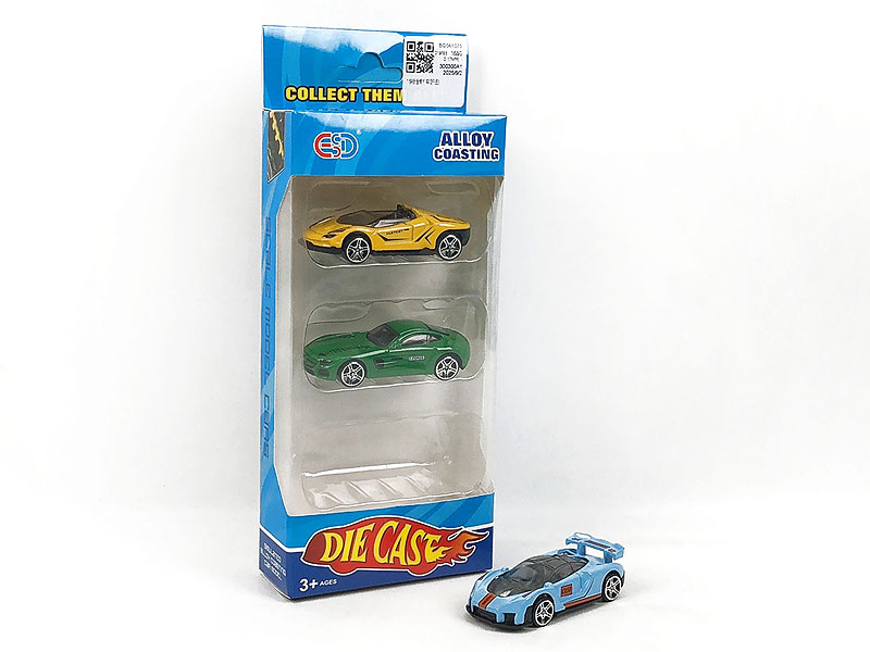 1:64 Die Cast Car Free Wheel(3in1) toys