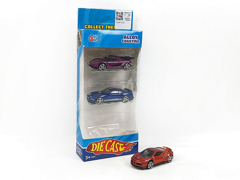 1:64 Die Cast Car Free Wheel(3in1) toys