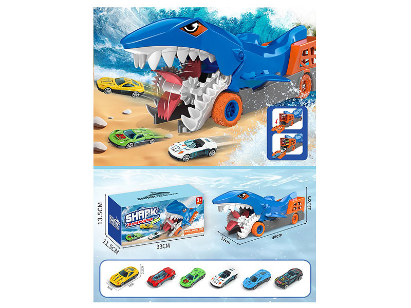 Free Wheel Shark Transporter toys