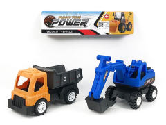 Free Wheel Construction Truck(2in1) toys