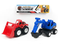 Free Wheel Construction Truck(2in1) toys