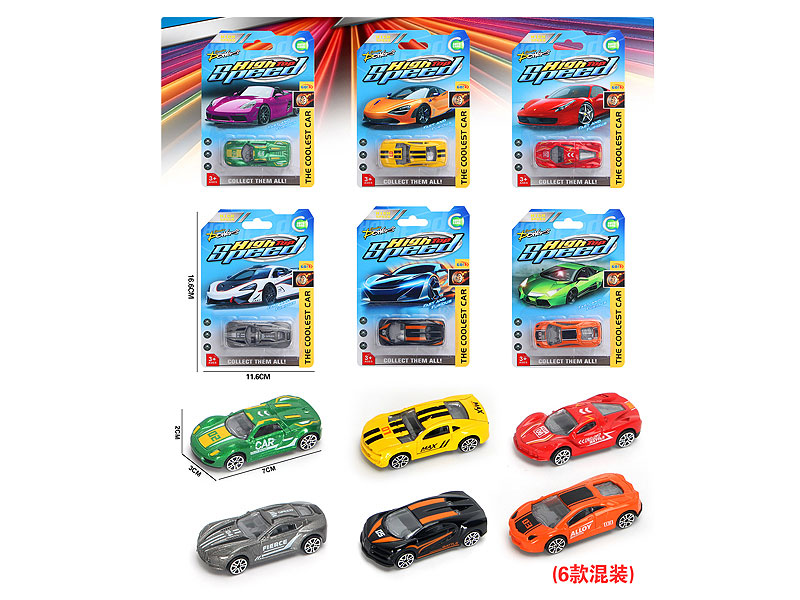 Die Cast Car Free Wheel(6S) toys