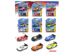 Die Cast Sports Car Free Wheel(6S) toys