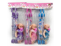 45CM Go-Cart & 11inch Doll W/IC(3S) toys