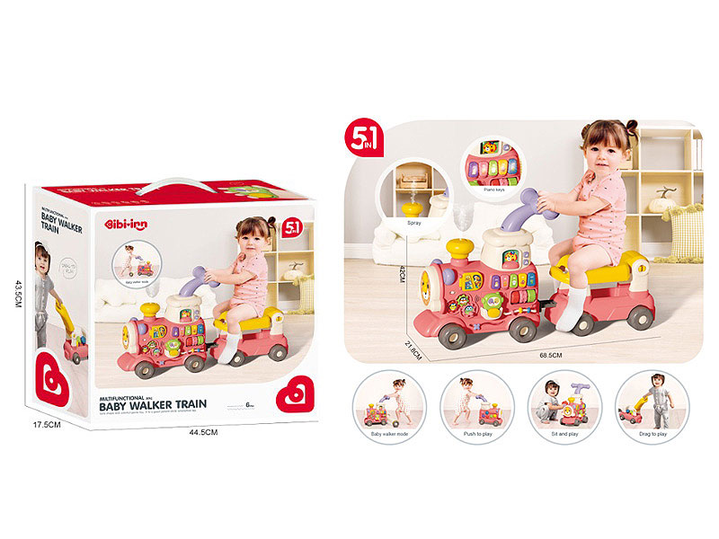 5in1 Baby Walker Train W/L_M toys