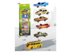 1:64 Die Cast Car Free Wheel(6in1) toys