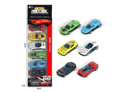 1:64 Die Cast Sports Car Free Wheel(6in1) toys