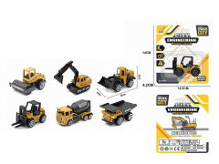 1:64 Die Cast Construction Truck Free Wheel(6S) toys