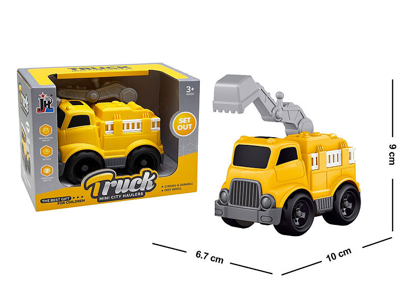 Free Wheel Construction Truck toys