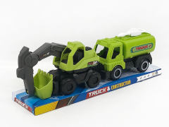 Free Wheel Construction Truck(2in1) toys