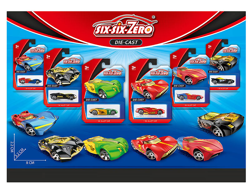 Die Cast Sports Car Free Wheel(6S) toys