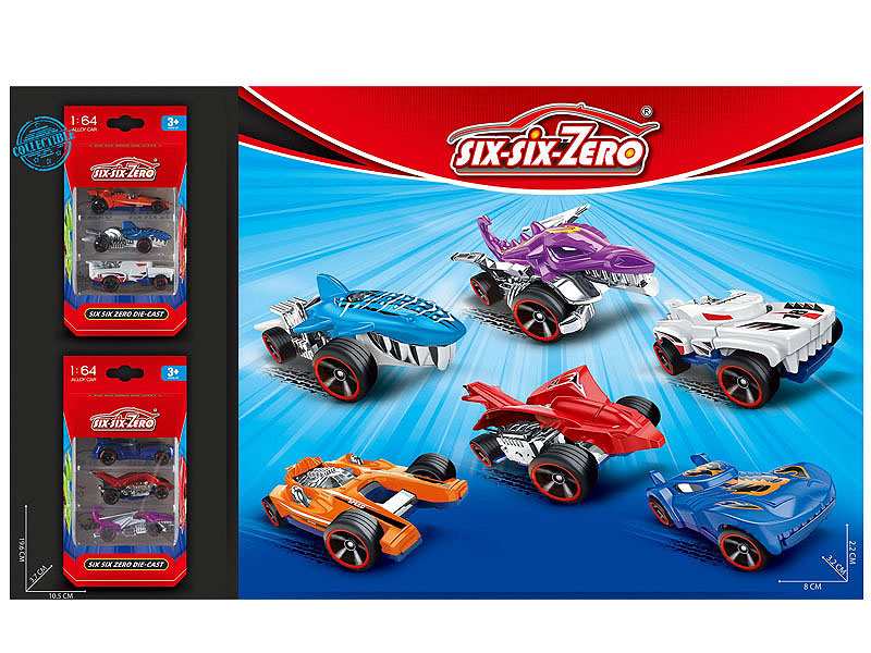 Die Cast Sports Car Free Wheel(3in1) toys