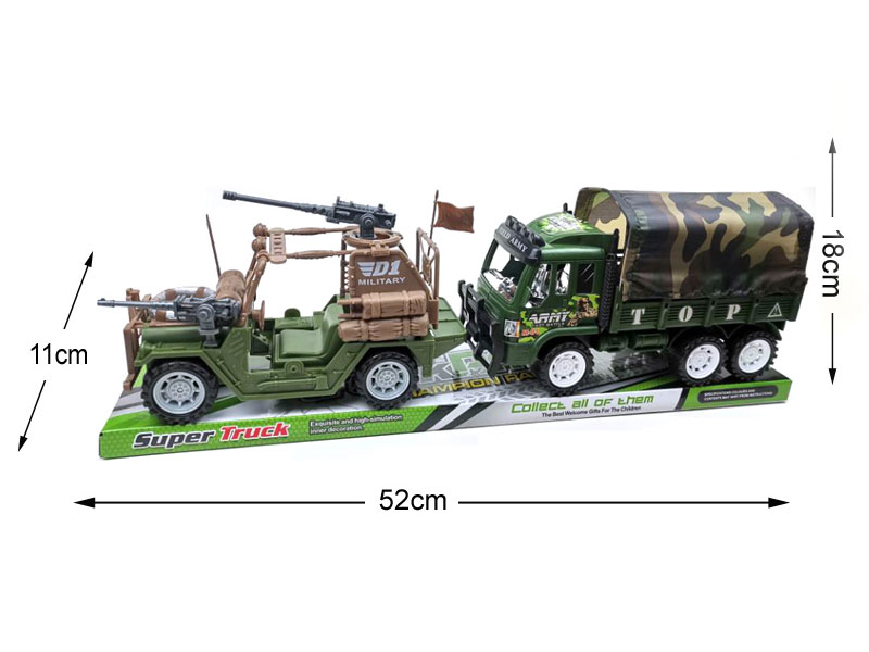 Free Wheel Jeep & Friction Military Car toys