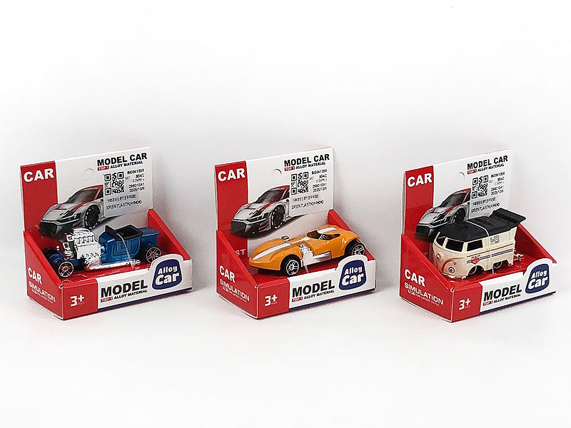 1:64 Die Cast Car Free Wheel(6S) toys