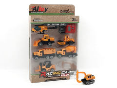 Die Cast Construction Truck Free Wheel(7in1) toys