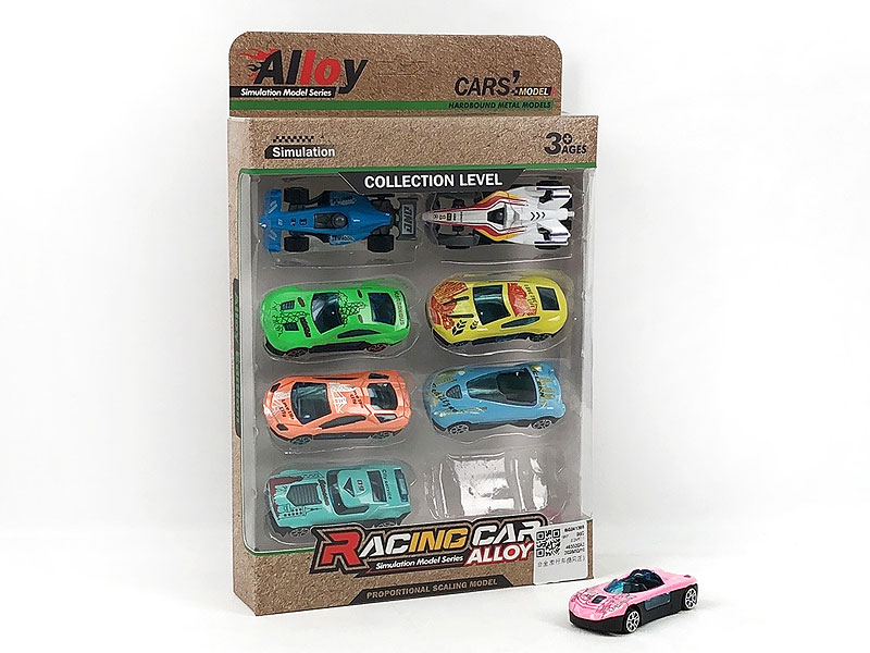 Die Cast Car Free Wheel(8in1) toys
