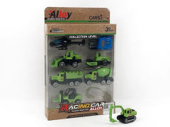 Die Cast Construction Truck Free Wheel(7in1) toys