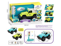 Free Wheel Cross-country Car W/L_M & Traffic Light W/L_M toys