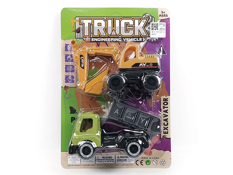 Free Wheel Construction Truck(2in1) toys