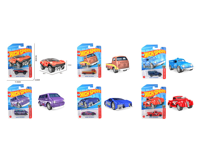 Die Cast Car Free Wheel(6S) toys