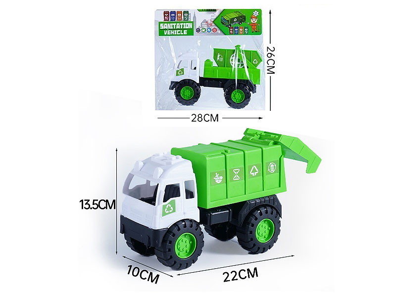 Free Wheel Sanitation Truck toys