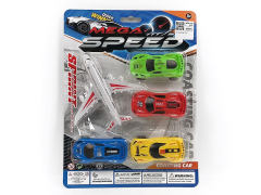 Free Wheel Airplane & Free Wheel Sports Car(5in1) toys