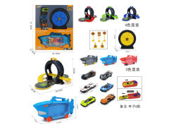 Free Wheel Storage Car Set(3C) toys