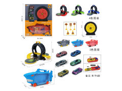 Free Wheel Storage Car Set(3C) toys