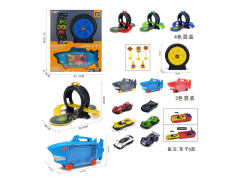 Free Wheel Storage Car Set(3C) toys