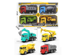 Free Wheel Construction Truck(4in1) toys