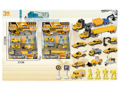 Die Cast Construction Truck Set Pull Back(2S) toys