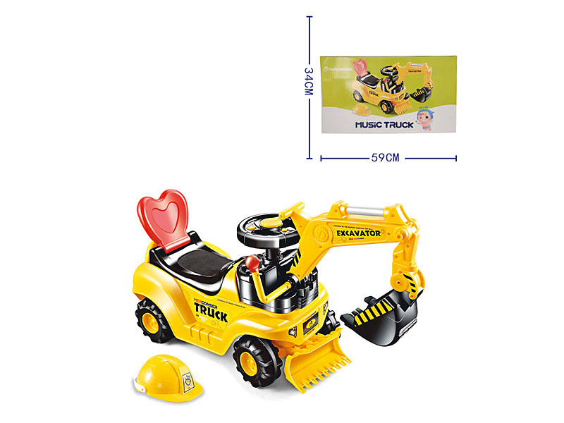 Free Wheel Construction Truck & Cap toys