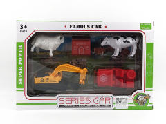 Free Wheel Farmer Truck Set toys
