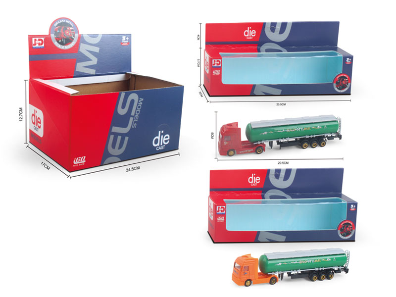 Die Cast Truck Free Wheel(6in1) toys