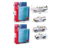 Die Cast Ambulance Free Wheel(2in1) toys
