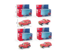 Die Cast Fire Engine Free Wheel(4S) toys